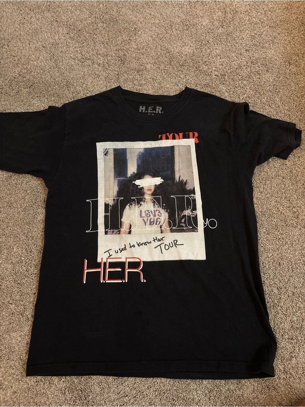 Tour Black Graphic Short-Sleeve Tee